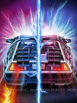 DeloreanTimeMachineARTsigned